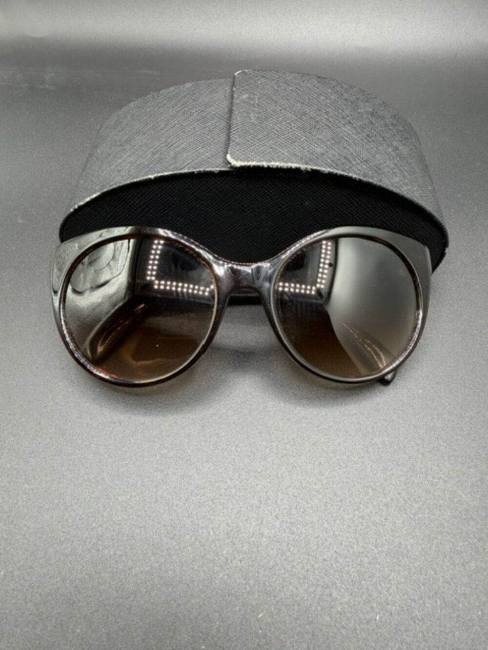 PRADA CAT EYE GRADIENT SUNGLASSES